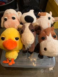 Set 6 Peluche Big Headz HUA LUN TOYS