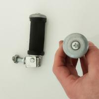 Pedaline pieghevoli rotonde x moto con antiscivolo