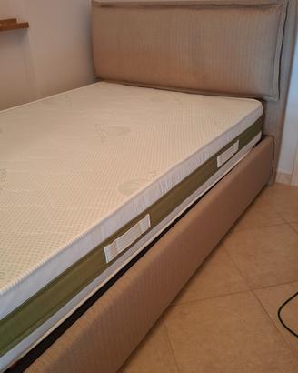 letto imbottito  con contenitore