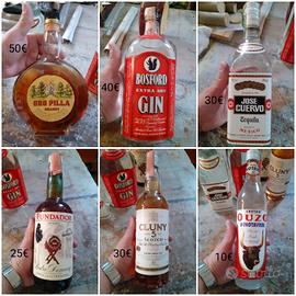 bottiglie vintage sigillate