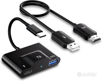Trasmettitore e Ricevitore USB C a HDMI Wireless