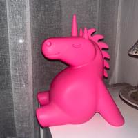 Lampada notturna -unicorno rosa