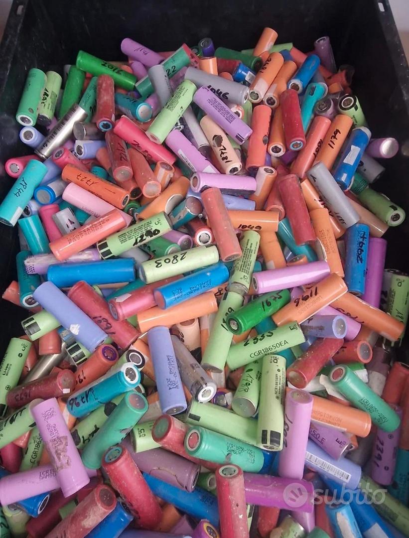 18650 batterie litio Elettrodomestici In vendita a Milano