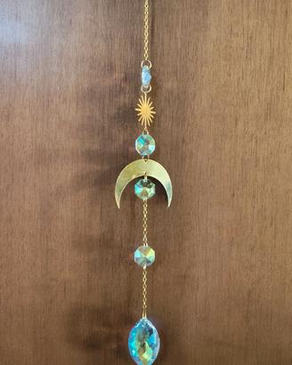 Acchiappasole Cristallo e Luna Boho