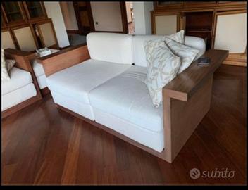 divano a due posti anni 80 di design