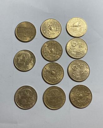 Lotto 18 Monete 200 Lire Commemorative + OMAGGIO