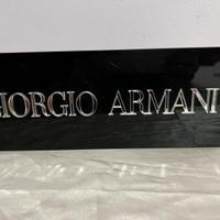 Targa in plexiglass GIORGIO ARMANI