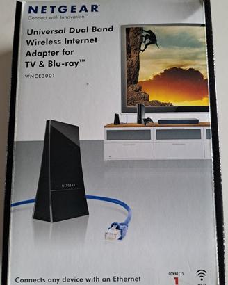Netgear adattatore internet per tv e blue ray