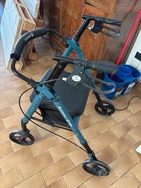 Deambulatore rollator 4 ruote Mopedia Moretti