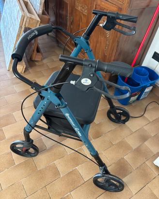 Deambulatore rollator 4 ruote Mopedia Moretti