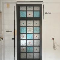 Porta a vetri di falegnameria