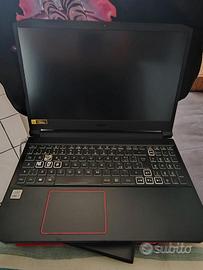 ACER NITRO 5,GAMING,2060 RTX I7 10TH COME NUOVO
