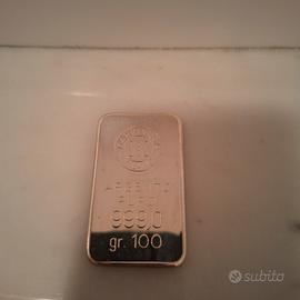 argento 999 lingotto 