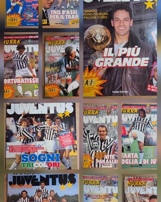 Hurrà Juventus 1993-94- 11 riviste e 3 Poster 