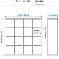 Scaffale Ikea Kallax