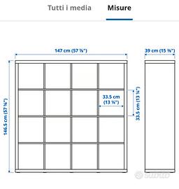 Scaffale Ikea Kallax