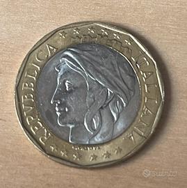 Moneta 1000 lire del 1998