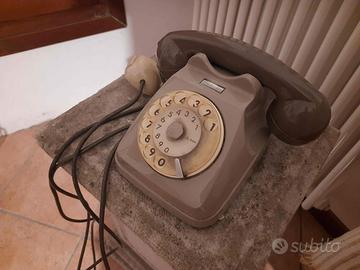 Telefono a rotella grigio