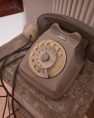 Telefono a rotella grigio