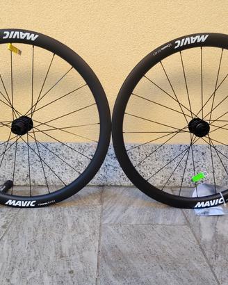 ruote in carbonio bici da corsa disco
