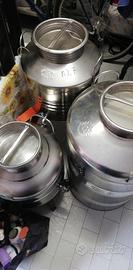 contenitori inox per olio di oliva