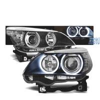 FARI BMW E60 E61 03-07 OCCHI ANGEL CCFL NERI