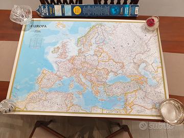CARTA GEOGRAFICA EUROPA POLITICA