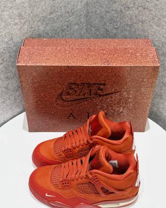 Scarpe da basket Air Jordan 4 Retro, arancioni-43