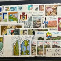 Francobolli Italia 1987/90
