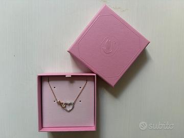 SWAROVSKI collana infinito cuore punto luce