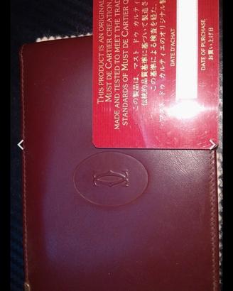 PortaCarte Must de Cartier leather cardholder