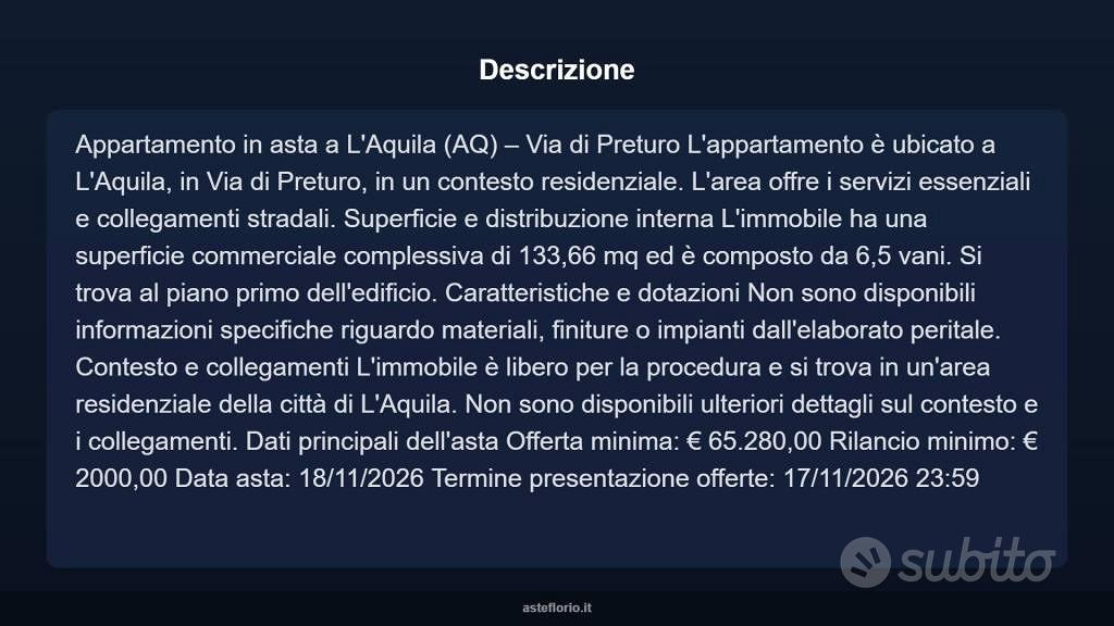 Appartamento – L'Aquila, Coppito - Vista 3