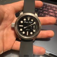 Orologio deep life in titanio carica manuale