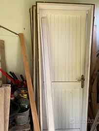 N.3 PORTE LEGNO MASSELLO