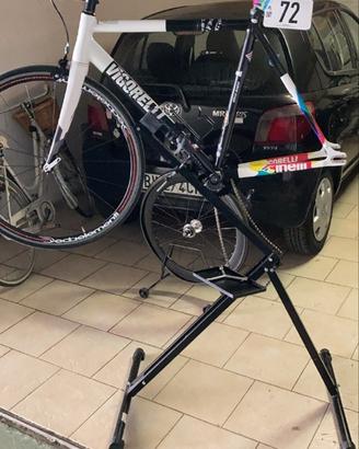 Cavaletto manutenzione bici