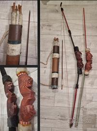 archi e frecce fatti a mano etnici,si spedizione 