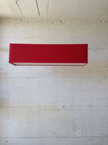 Lampadario parallelepipedo in tessuto maxi