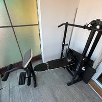 Palestra multifunzione Domyos BM490 + 80+ kg pesi