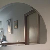 Specchio moderno semicircolare
