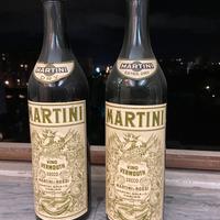 Martini Dry + Extra Dry bottiglie vintage
