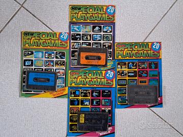 N°4 riviste di "NEW SPECIAL PLAYGAMES"+ cassette
