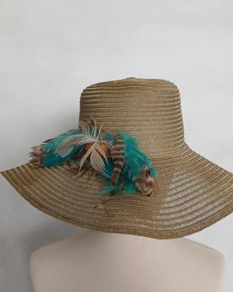 Cappello per cerimonia artigianale made in Italy
