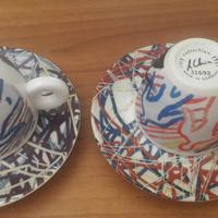 Caffè Illy 2 Tazzine 1997 Sandro Chia Il Ballo Del