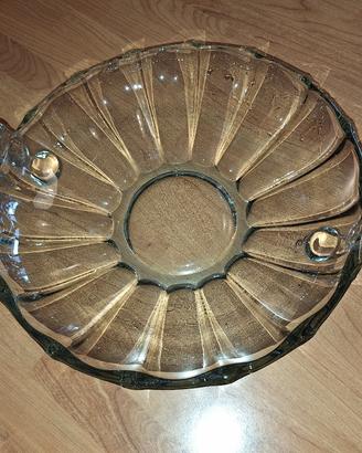 porta frutta vintage in vetro 