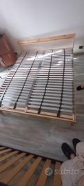 letto  matrimoniale  con rete Ikea