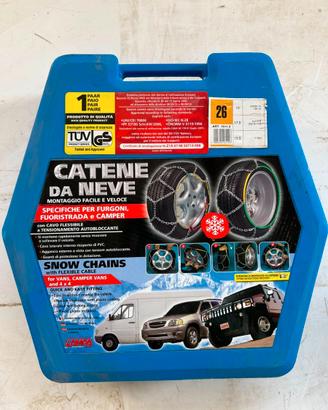 CATENE DA NEVE MAI USATE