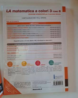 i colori della matematica . libri scolastici