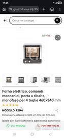 Forno Gastrodomus elettrico ventilato 4 teglie NUO