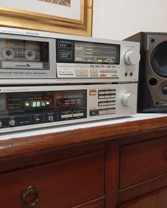 Accoppiata Onkyo tx-100 amplificatore+Ta-200 piast