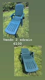 sdraio da giardino